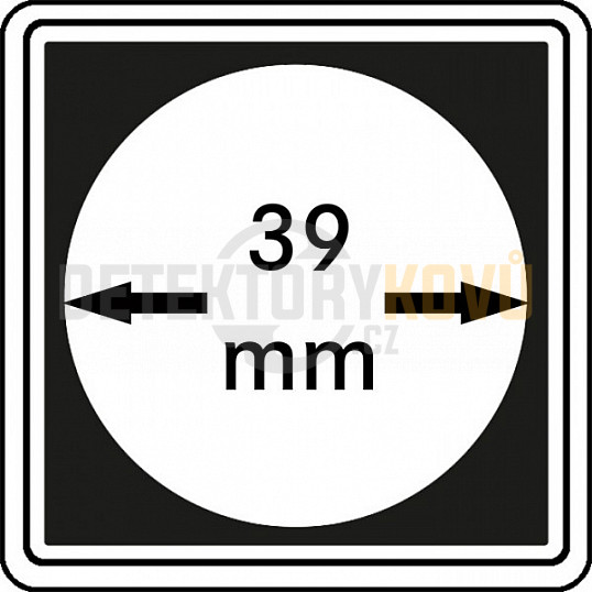 Kapsle na mince Carrée 39 mm - 4 ks