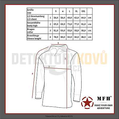 Taktická košile, HDT camo FG - Detektory kovů