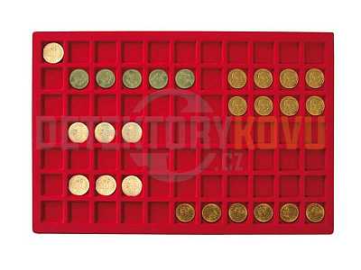 Podnos na mince pro 77 mincí - průměr 24 mm - Detektory kovů