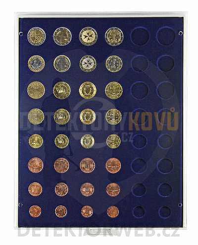 Kazeta na 48 mincí (6x EURO SET) - různý průměr 2506 - Detektory kovů