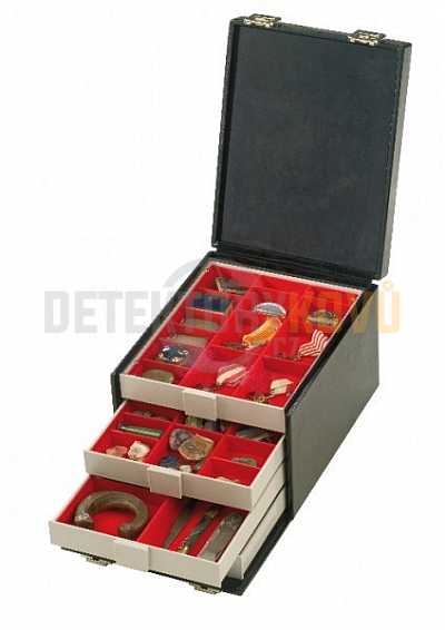 Sběratelský box na 8 kazet (prázdný) - Detektory kovů