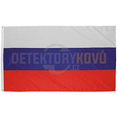 Vlajka Ruska, 150 x 90 cm - Detektory kovů