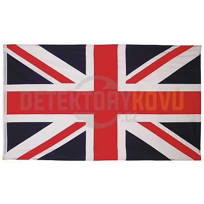 Vlajka Velká Británie, 150 x 90 cm - Detektory kovů