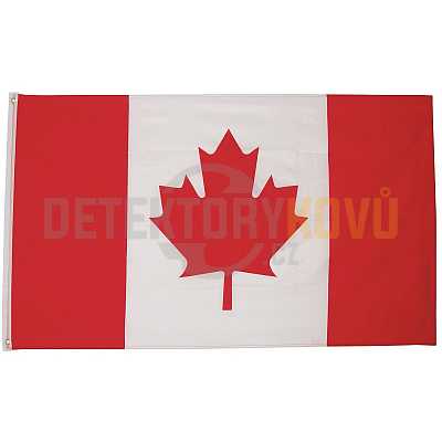 Vlajka Kanadská  , 150 x 90 cm - Detektory kovů