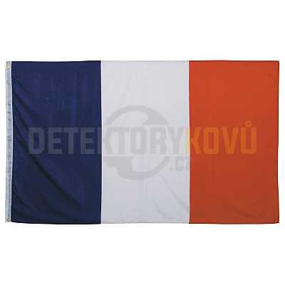 Vlajka Francouzská, 150 x 90 cm - Detektory kovů