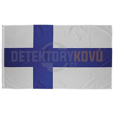 Vlajka Finska, 150 x 90 cm - Detektory kovů