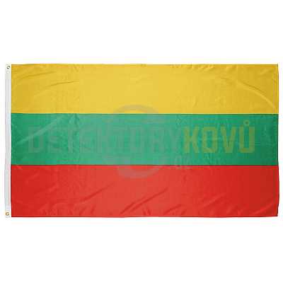 Vlajka Litva 90 x 150 cm - Detektory kovů
