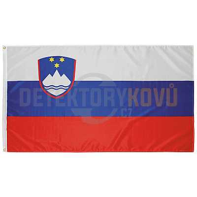 Vlajka Slovinsko 90 x 150 cm - Detektory kovů