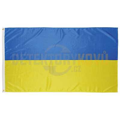 Vlajka Ukrajina 90 x 150 cm - Detektory kovů