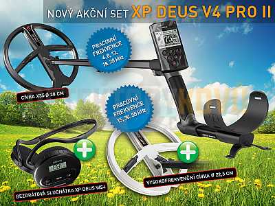 XP Deus X35 V5.21 PRO SET II - Detektory kovů