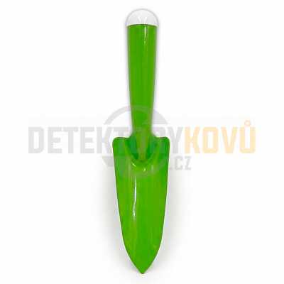 Lopatka celokovová úzká - zelená - Detektory kovů