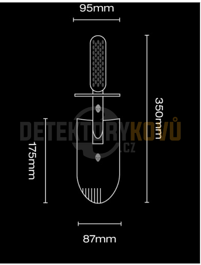 Black Ada Ripper - nerez - Detektory kovů