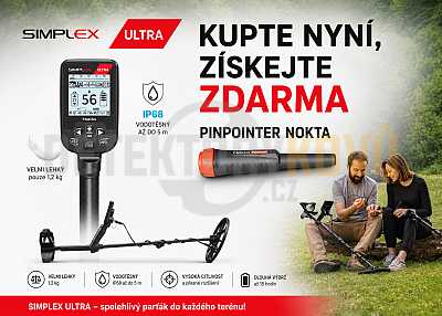 Nokta Simplex ULTRA + dohledávačka ZDARMA - Detektory kovů