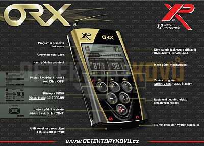 XP ORX X35 22 cm RC + bezdrátová sluchátka WSAUDIO - Detektory kovů
