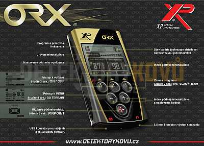 XP ORX HF 13x24 cm RC + bezdrátová sluchátka WSAUDIO - Detektory kovů