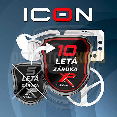 Prodloužená záruka XP na detektor ICON +5 let navíc - Detektory kovů