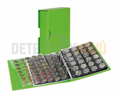 Album na mince s pouzdrem Publica M COLOR - Spring (zelená) - Detektory kovů