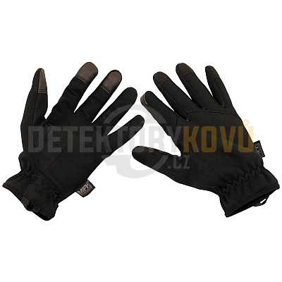 Taktické rukavice černé - Detektory kovů