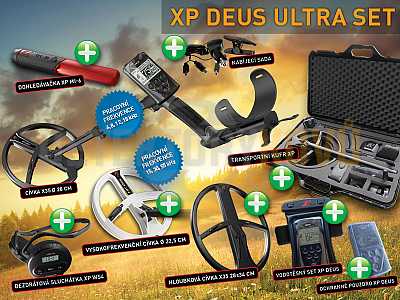 XP Deus X35 V6 ULTRA SET - Detektory kovů